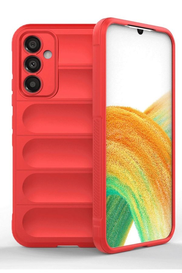 Samsung A36 Kılıf Opti̇mum Si̇li̇kon - Kırmızı - Dropx9587-4822