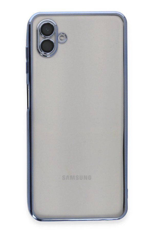 Samsung Galaxy A04 Kılıf Lensli̇ Si̇li̇kon - Açık Mavi̇ - Dropx3048-1857