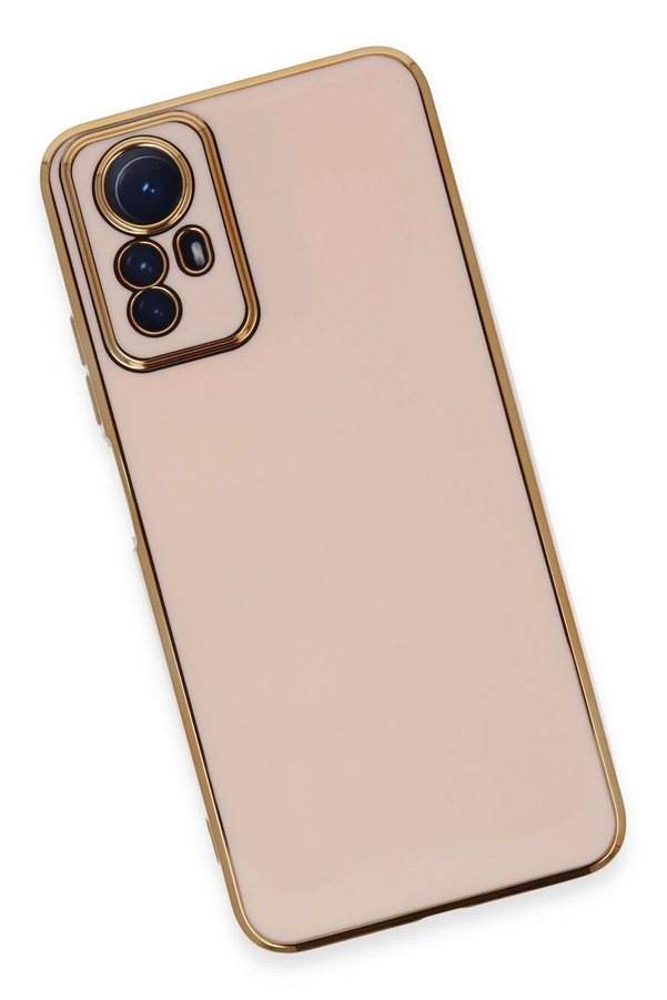 Xi̇aomi̇ Redmi̇ Note 12S Kılıf Volet Si̇li̇kon - Pembe - Dropx8168-7053
