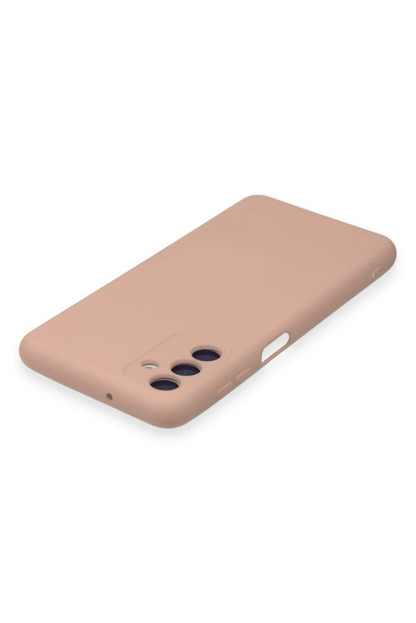Samsung Galaxy A24 4G Kılıf Nano İçi̇ Kadi̇fe Si̇li̇kon - Pudra - Dropx8617-6058
