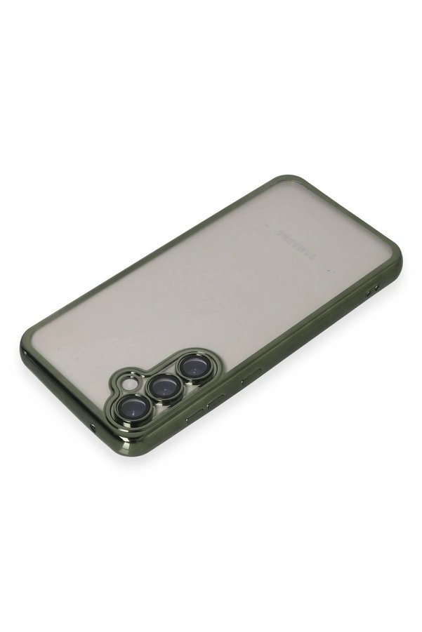 Samsung Galaxy S23 Fe Kılıf Lensli̇ Si̇li̇kon - Yeşi̇l - Dropx7495-8485