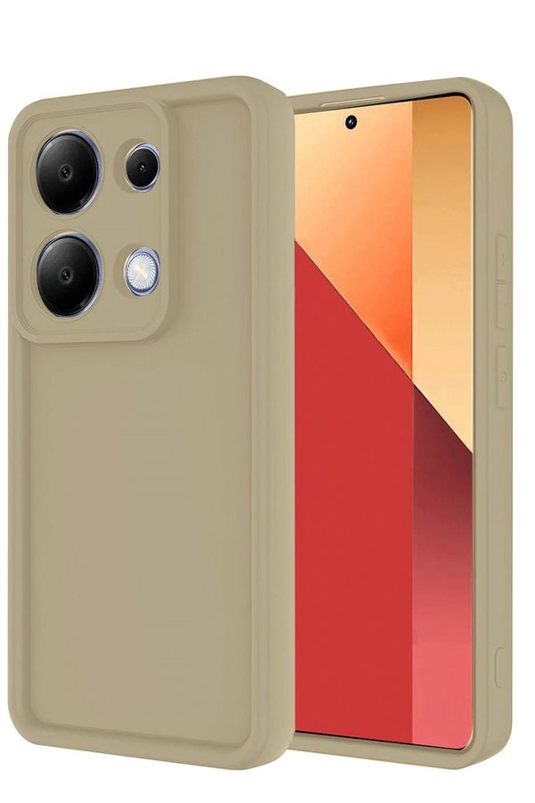 Xi̇aomi̇ Redmi̇ Note 13 Pro 4G Kılıf Vi̇era Si̇li̇kon - Krem - Dropx3357-2464
