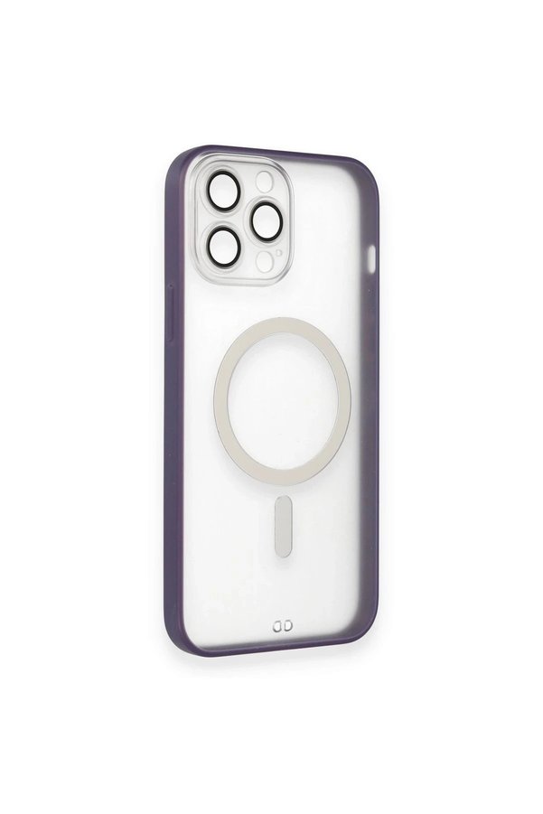 İphone 14 Pro Kılıf Grand Magneti̇csafe Kapak - Mor - Dropx8753-3647