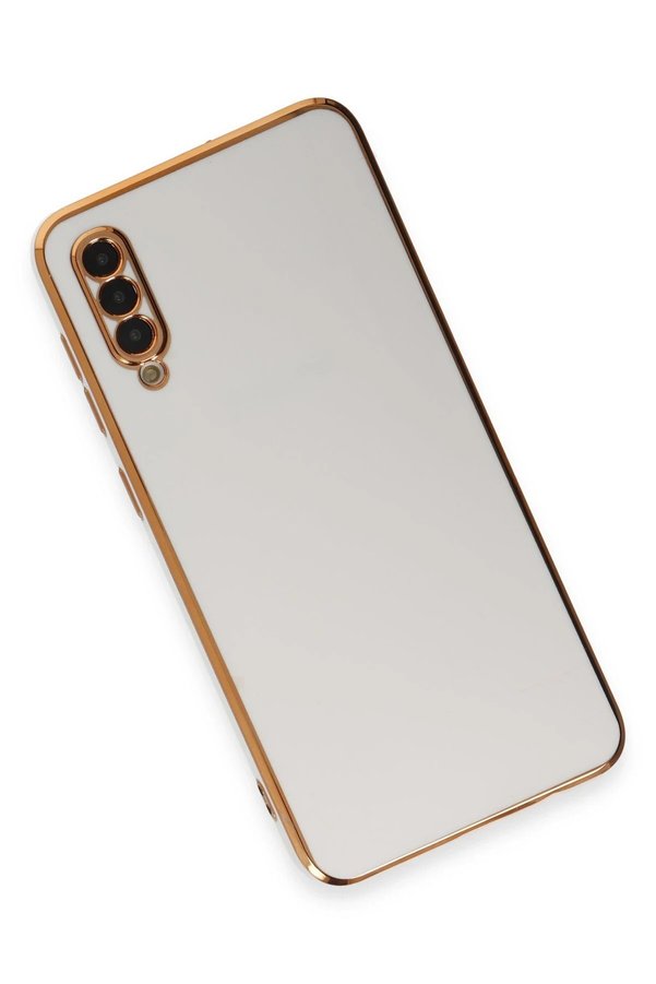 Samsung Galaxy A50 Kılıf Volet Si̇li̇kon - Beyaz - Dropx4820-1059
