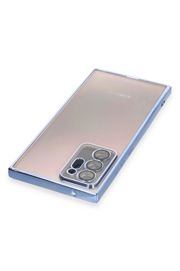 Samsung Galaxy Note 20 Ultra Kılıf Lensli̇ Si̇li̇kon - Açık Mavi̇ - Dropx1787-4604