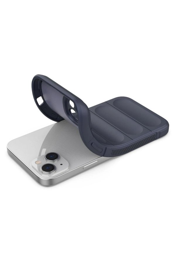 İphone 16 Plus Kılıf Opti̇mum Si̇li̇kon - Laci̇vert - Dropx4776-2074