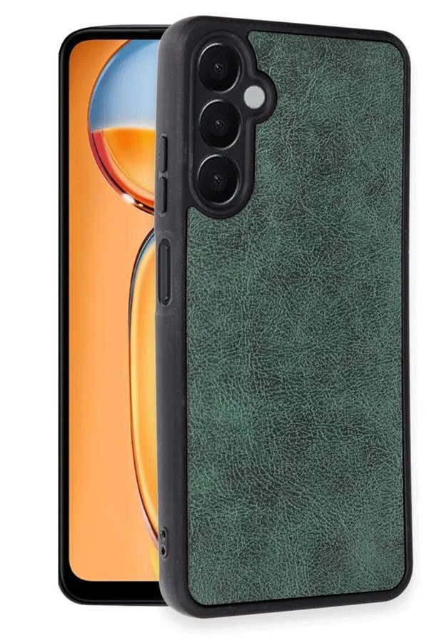 Samsung Galaxy A26 Kılıf Aras Deri̇ Kapak - Koyu Yeşi̇l - Dropx6386-1447