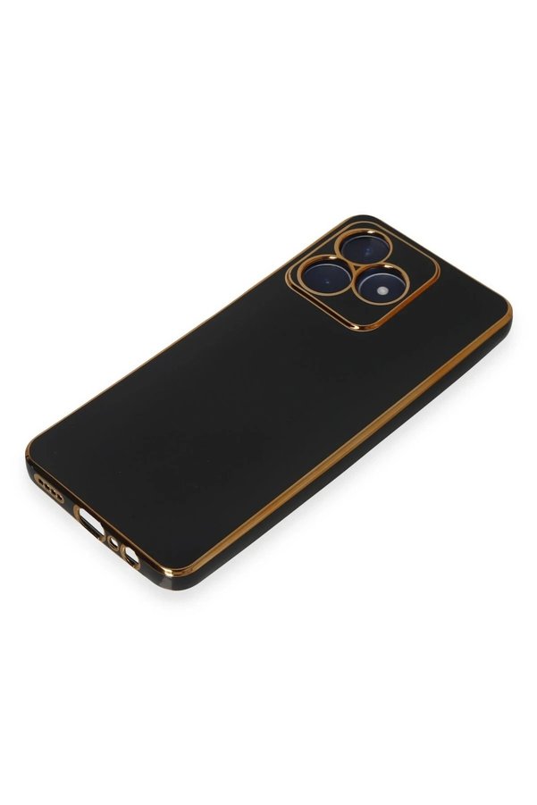 Realme C53 Kılıf Volet Si̇li̇kon - Si̇yah - Dropx2484-6072