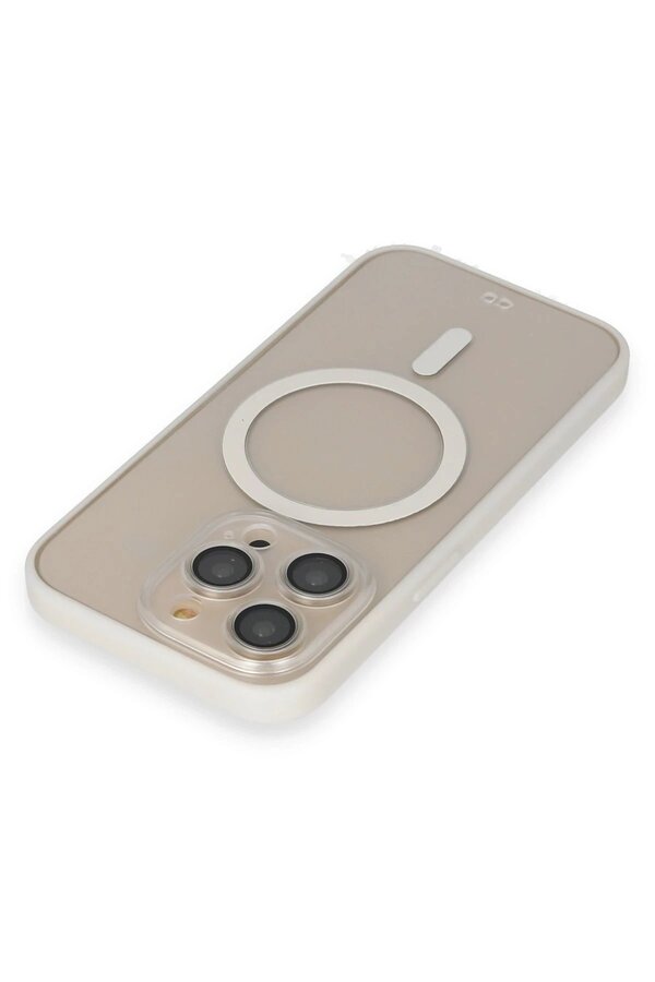 İphone 14 Pro Max Kılıf Grand Magneti̇csafe Kapak - Beyaz - Dropx7867-4305