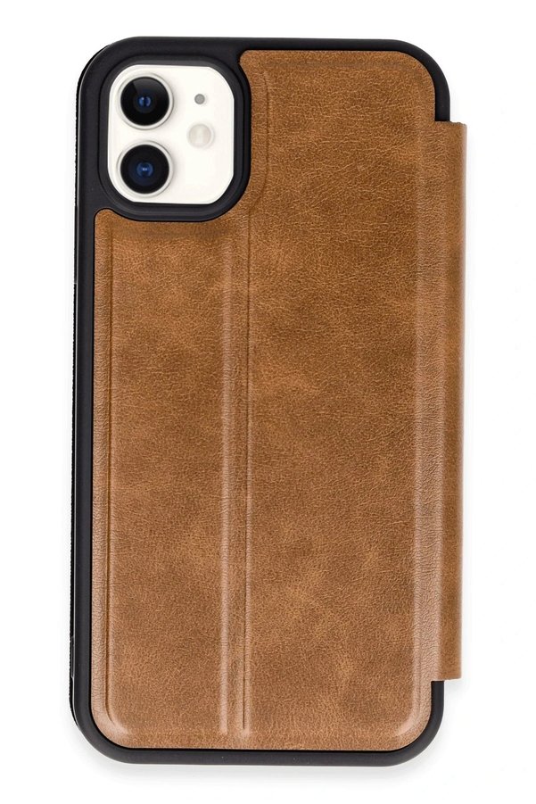 CepteToptan iPhone 11 Kılıf Flip Cover - Taba - DROPX4407-2254