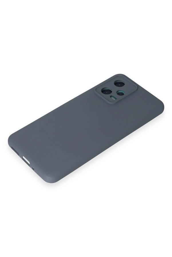 Xi̇aomi̇ Redmi̇ Note 12 5G Kılıf Nano İçi̇ Kadi̇fe Si̇li̇kon - Gri̇ - Dropx2621-4625