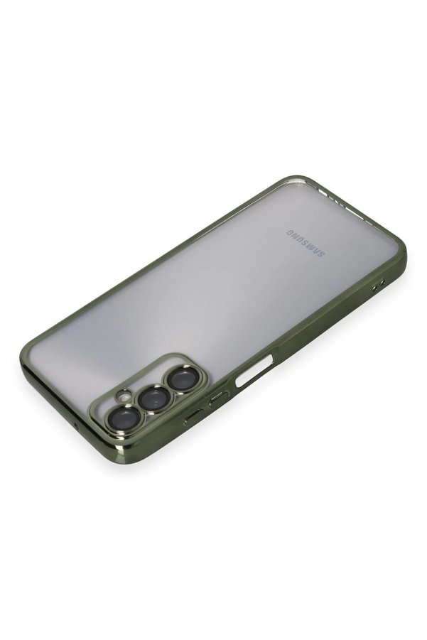 Samsung Galaxy A05S Kılıf Lensli̇ Si̇li̇kon - Yeşi̇l - Dropx1614-2706