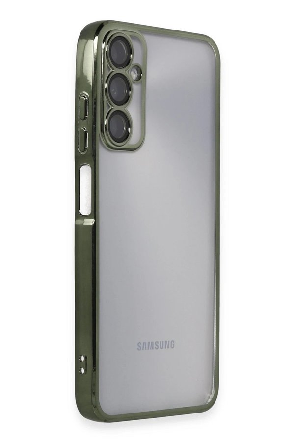 Samsung Galaxy A05S Kılıf Lensli̇ Si̇li̇kon - Yeşi̇l - Dropx1614-2706