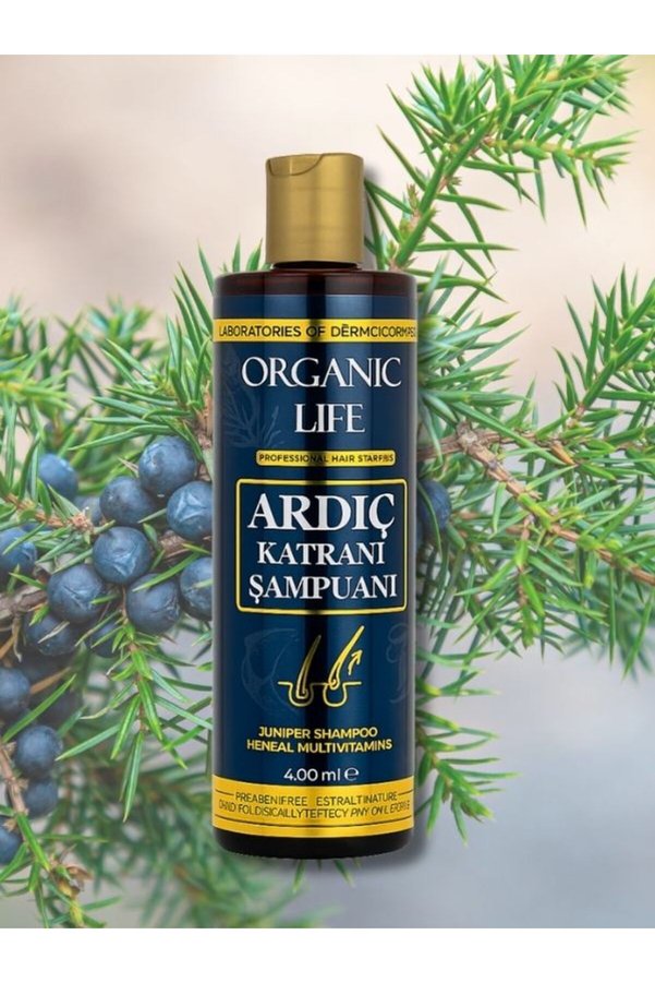 Organic Life Ardıç Katranı Şampuanı 400 Ml -Junıper Tar Shampoo