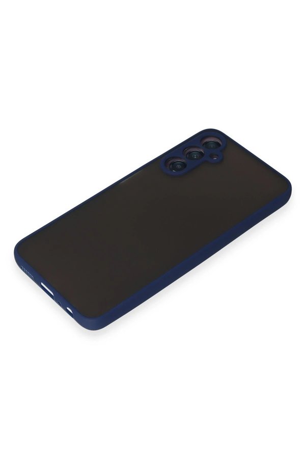 Samsung Galaxy A05S Kılıf Montreal Si̇li̇kon Kapak - Laci̇vert - Dropx1078-6747