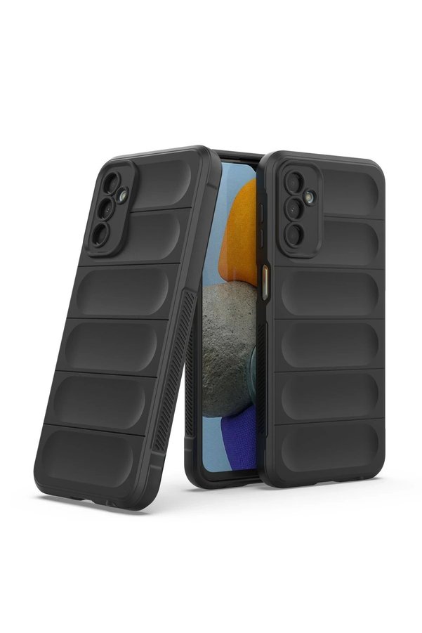 Samsung Galaxy M23 Kılıf Opti̇mum Si̇li̇kon - Si̇yah - Dropx2438-2187