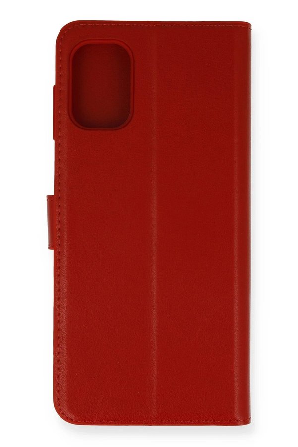 Samsung Galaxy M51 Trend S Plus Kapaklı Kılıf - Kırmızı - Dropx8590-2637