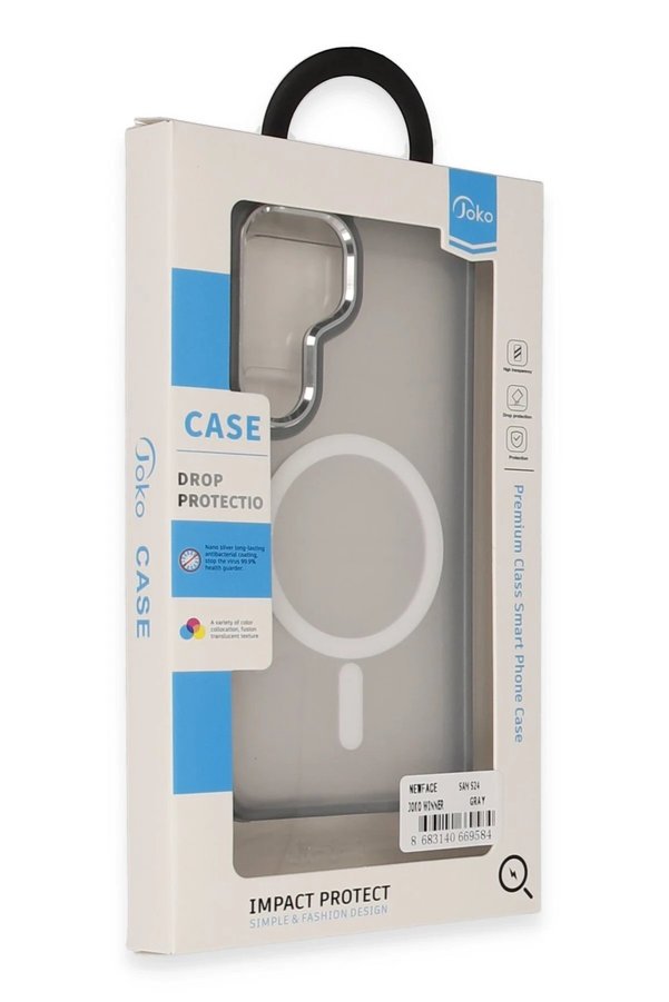 Samsung Galaxy S24 Wi̇nner Magsafe Kapak - Gri̇ - Dropx6030-5209