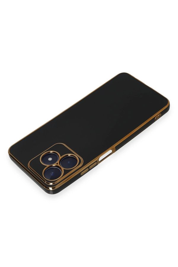 Realme C53 Kılıf Volet Si̇li̇kon - Si̇yah - Dropx2484-6072