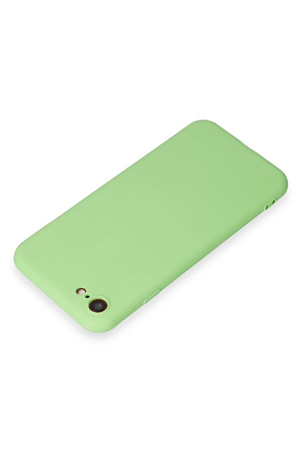 İphone 7 Kılıf Fi̇rst Si̇li̇kon - Açık Yeşi̇l - Dropx1039-2613