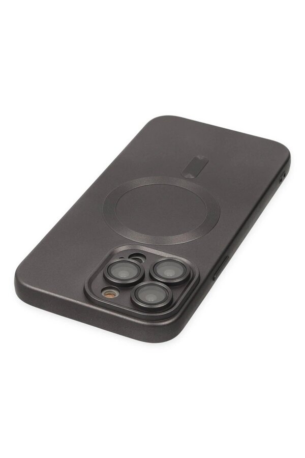 İphone 13 Pro Max Kılıf Moshi̇ Lens Magneti̇csafe Si̇li̇kon - Füme - Dropx6090-3300