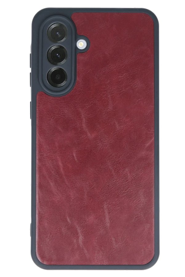 Samsung Galaxy A15 4G Kılıf Aras Deri̇ Kapak - Bordo - Dropx7412-7270