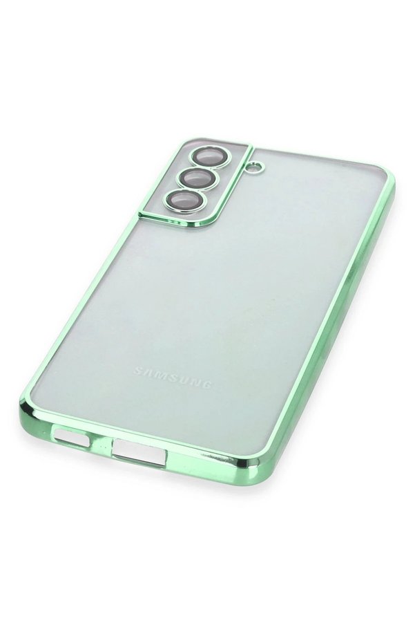 Samsung Galaxy S21 Fe Kılıf Lensli̇ Si̇li̇kon - Yeşi̇l - Dropx3026-3804