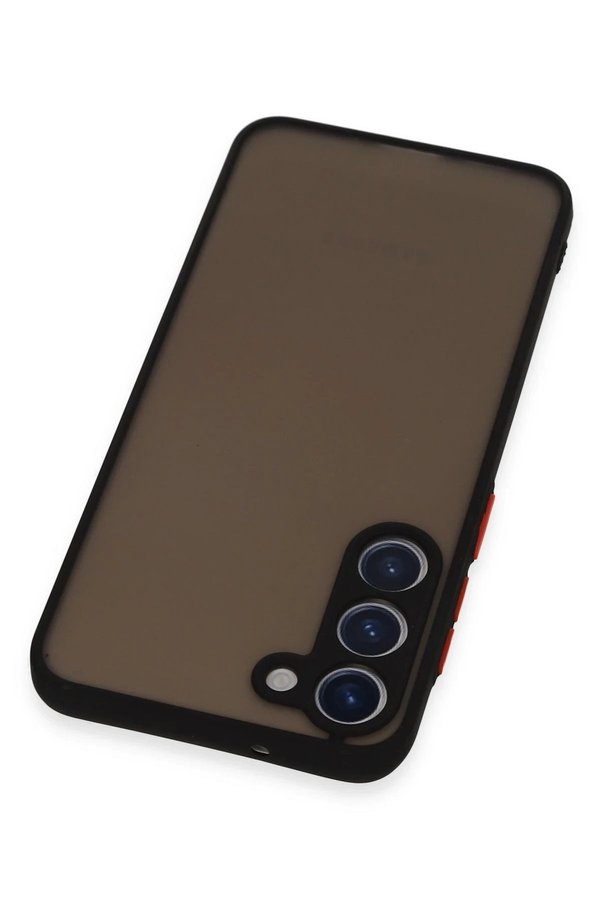 Samsung Galaxy S23 Plus Kılıf Montreal Si̇li̇kon Kapak - Si̇yah - Dropx3982-2080
