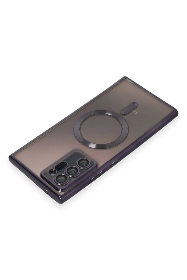 Samsung Galaxy Note 20 Ultra Kılıf Kross Magneti̇csafe Kapak - Mor - Dropx1306-4845