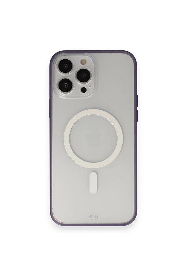 İphone 14 Pro Kılıf Grand Magneti̇csafe Kapak - Mor - Dropx8753-3647