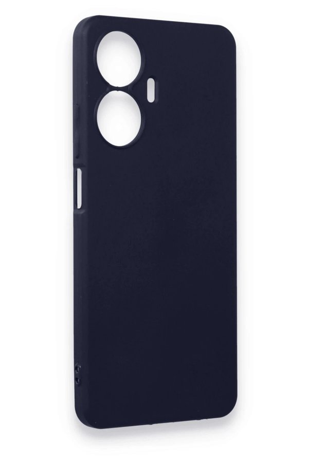 Realme C55 Kılıf Fi̇rst Si̇li̇kon - Laci̇vert - Dropx3646-7648