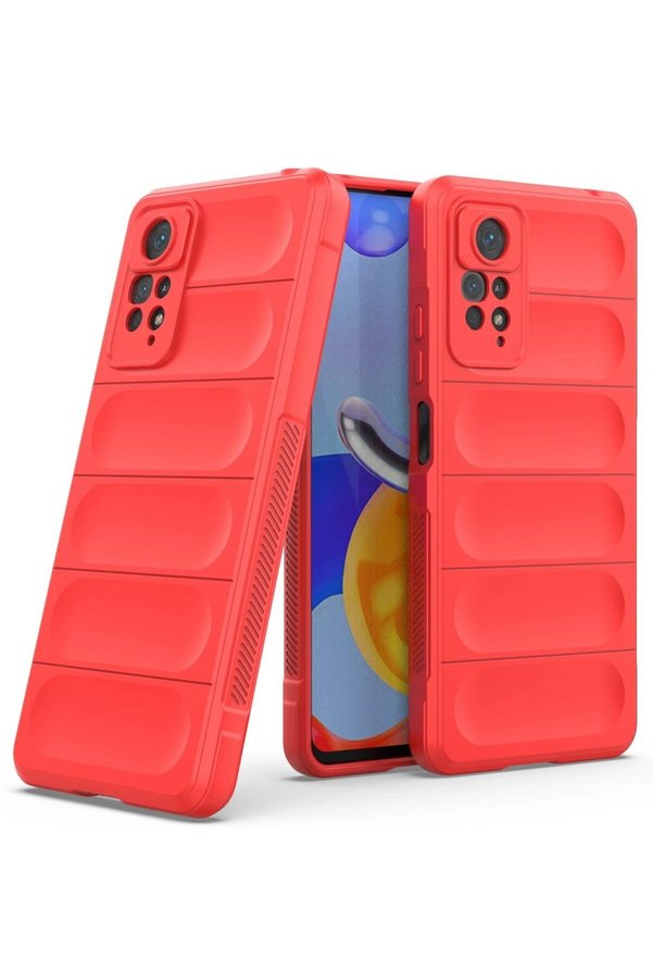 Xi̇aomi̇ Redmi̇ Note 11 Pro Kılıf Opti̇mum Si̇li̇kon - Kırmızı - Dropx5919-5293