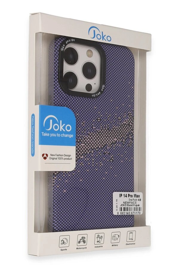 İphone 15 Pro Max Basel Kapak - Deri̇n Mor - Dropx9178-8476