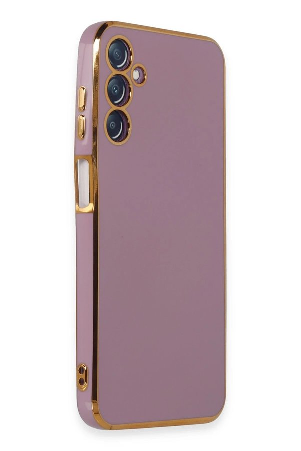 Newface Samsung Galaxy M14 5G Kılıf Volet Si̇li̇kon - Mor