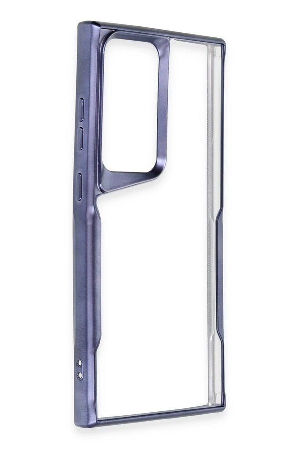 Samsung Galaxy S25 Ultra Kılıf Boyi̇ Si̇li̇kon Kapak - Laci̇vert - Neo4617-5154