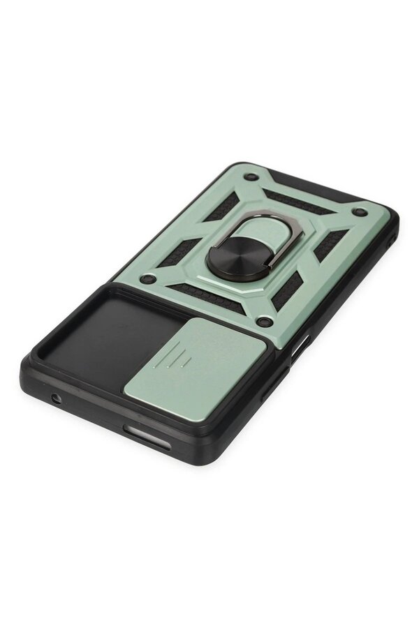 Xi̇aomi̇ Mi̇ 11T Pro Kılıf Pars Lens Yüzüklü Si̇li̇kon - Yeşi̇l - Dropx6633-1816