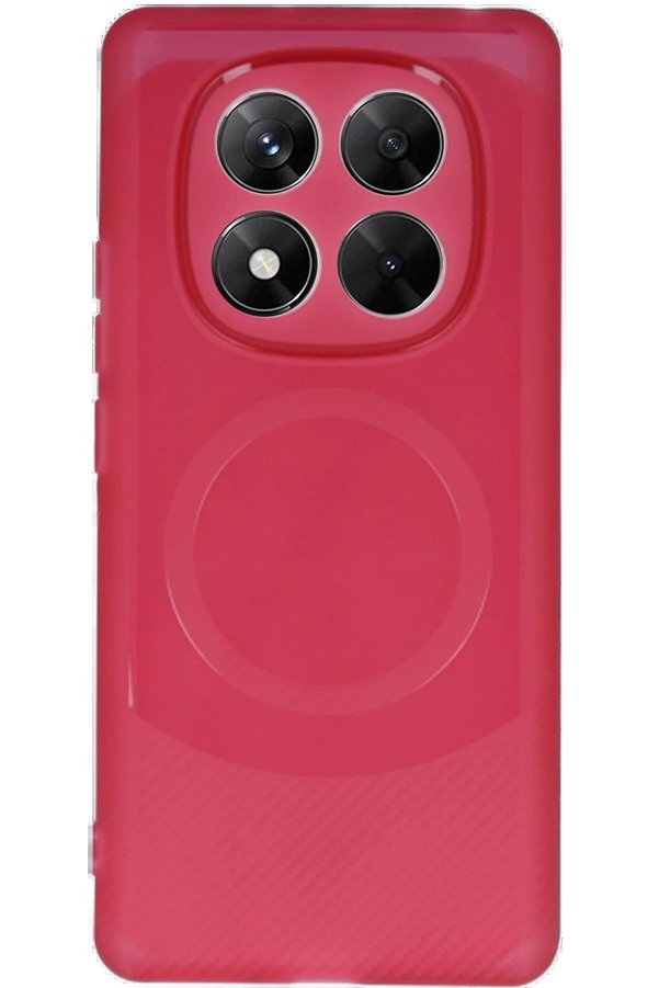 Xi̇aomi̇ Redmi̇ Note 14 Pro 4G Kılıf Maya Karbon Kapak - Bordo - Dropx5431-3725