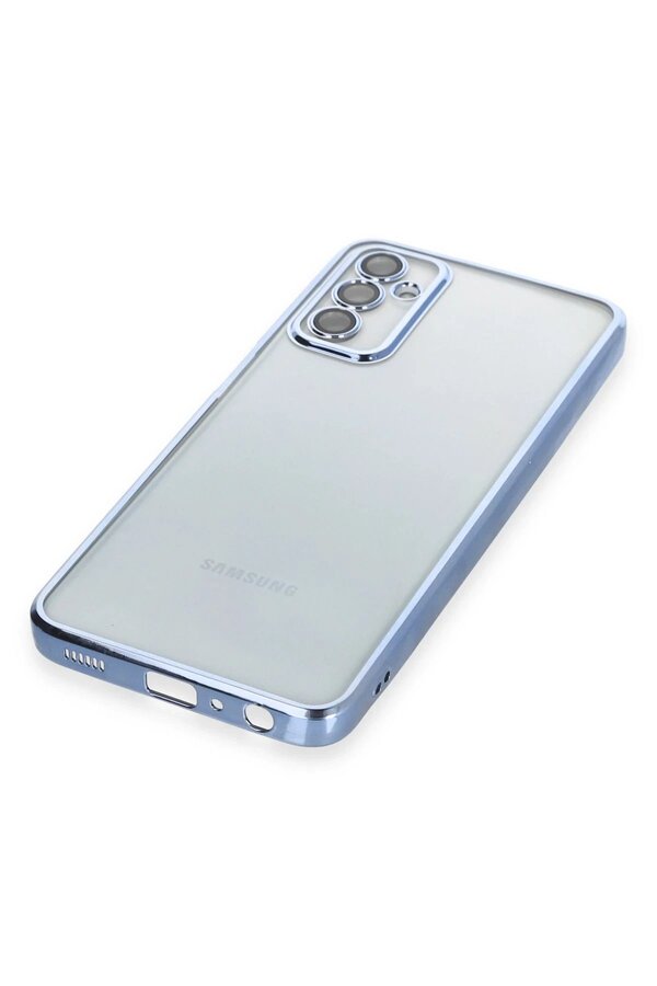 Samsung Galaxy M23 Kılıf Lensli̇ Si̇li̇kon - Açık Mavi̇ - Dropx6825-9276