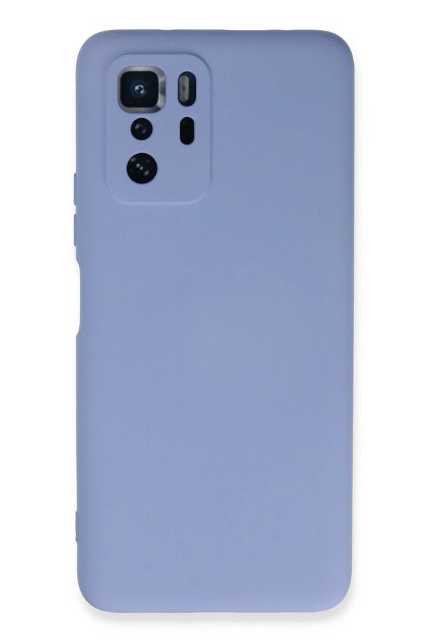 CepteToptan Xiaomi Poco X3 GT Kılıf Nano içi Kadife Silikon - Lila - DROPX7051-6628