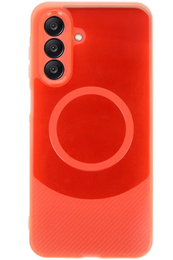 Samsung A36 Kılıf Maya Karbon Kapak - Kırmızı - Dropx7314-2034