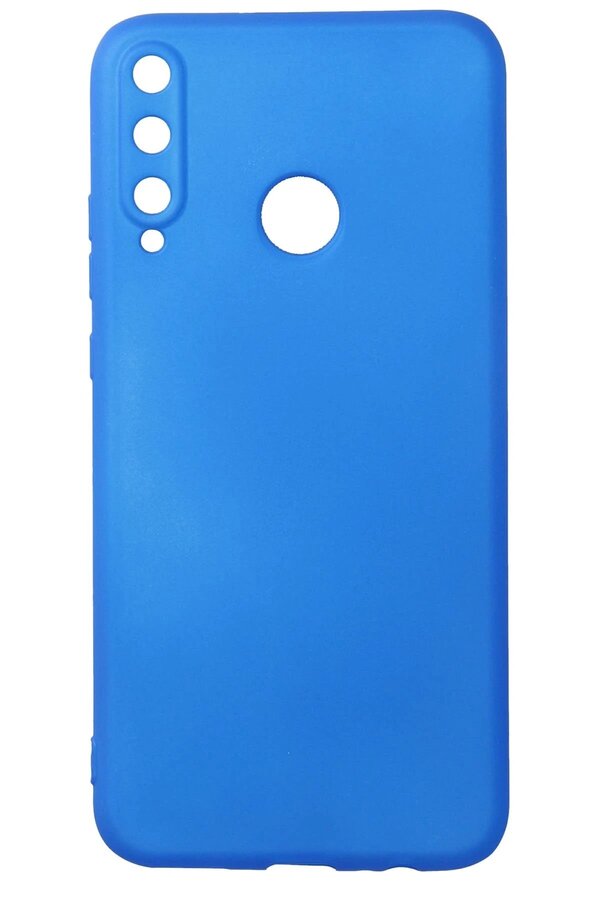 CepteToptan Huawei P40 Lite E Kılıf First Silikon - Mavi - DROPX1414-1241