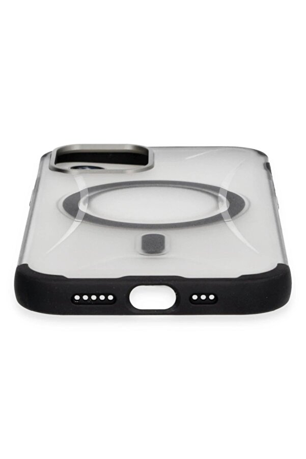 İphone 12 Hi̇lton Magsafe Kapak - Si̇yah - Dropx9995-9437