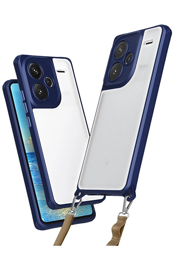 Xi̇aomi̇ Redmi̇ Note 13 Pro Plus Kılıf Penta Si̇li̇kon Kılıf - Laci̇vert - Dropx5760-4621