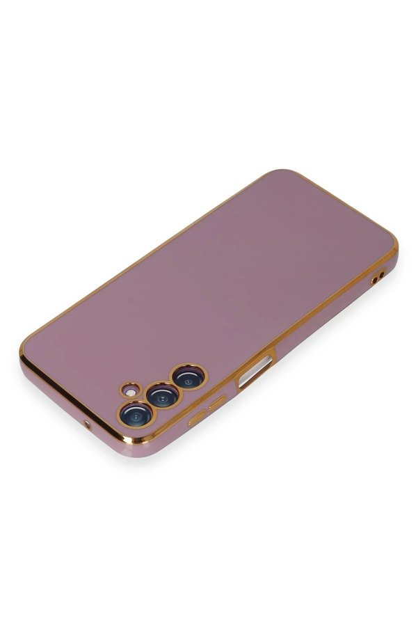 Newface Samsung Galaxy M14 5G Kılıf Volet Si̇li̇kon - Mor