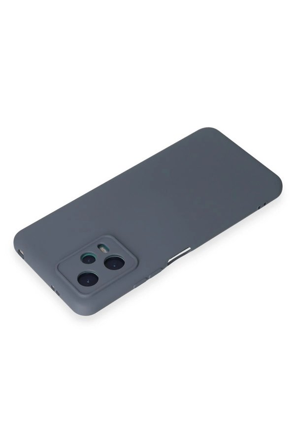 Xi̇aomi̇ Redmi̇ Note 12 5G Kılıf Nano İçi̇ Kadi̇fe Si̇li̇kon - Gri̇ - Dropx2621-4625