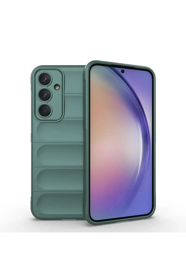 Samsung Galaxy A26 Kılıf Opti̇mum Si̇li̇kon - Koyu Yeşi̇l - Dropx8246-5067