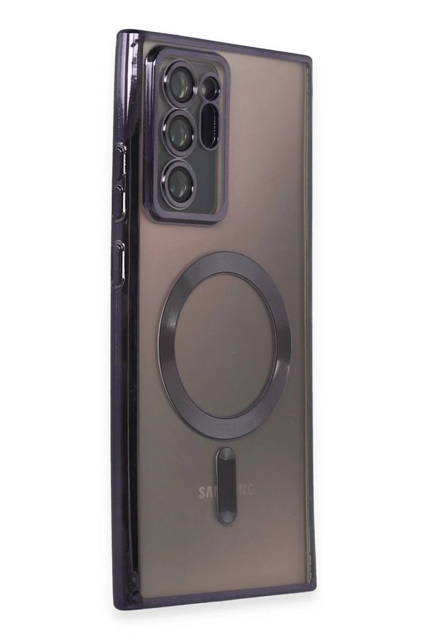 Samsung Galaxy Note 20 Ultra Kılıf Kross Magneti̇csafe Kapak - Mor - Dropx1306-4845