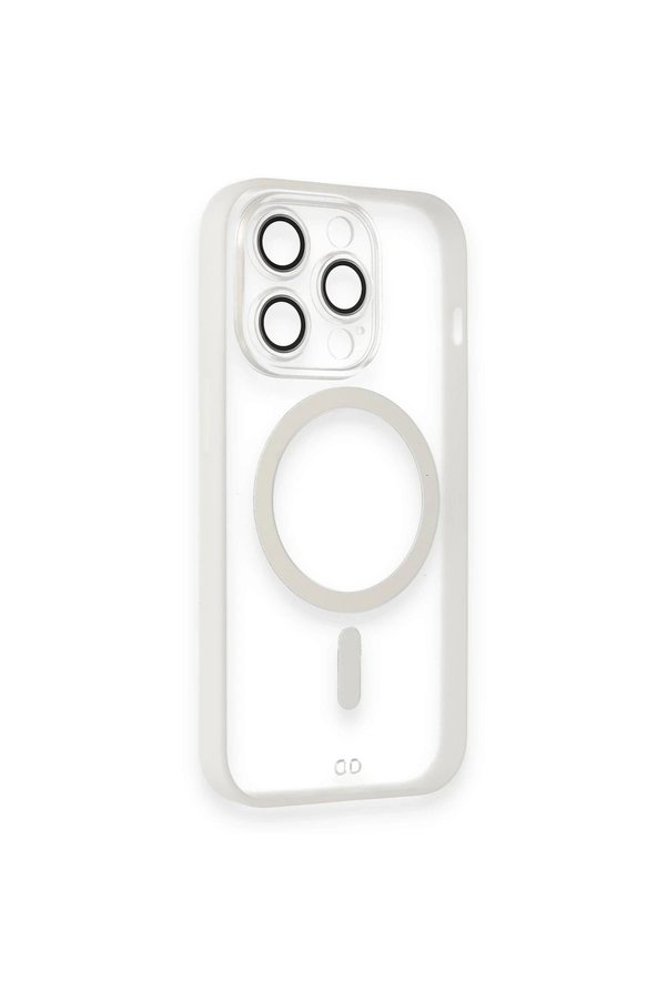 İphone 14 Pro Kılıf Grand Magneti̇csafe Kapak - Beyaz - Dropx9886-2050