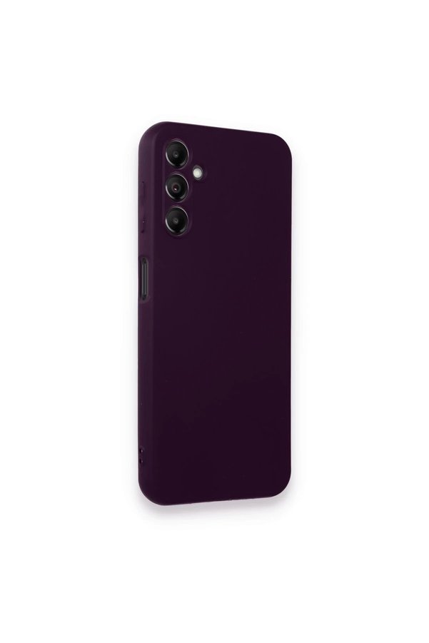 CepteToptan Samsung Galaxy A24 4G Kılıf First Silikon - Mor - DROPX6761-8108