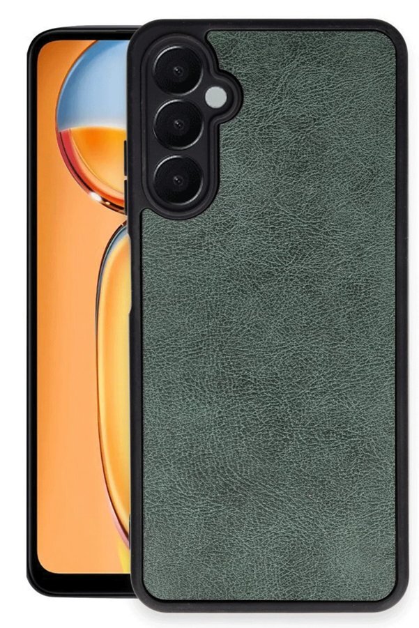 Samsung Galaxy A26 Kılıf Aras Deri̇ Kapak - Koyu Yeşi̇l - Dropx6386-1447